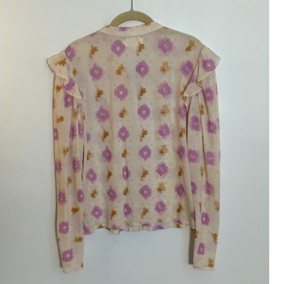 Xirena Lottie Shirt Lilac Ikat‎ - Picture 6 of 8